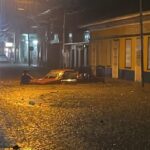 Intensas lluvias azotaron la ciudad de Matagalpa provocando el desborde del río grande, anegando calles y viviendas.
