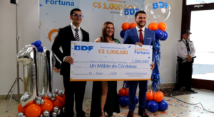 Cuenta de la fortuna de BDF premia con un millón de córdobas a una clienta Matagalpina.