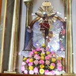 Cientos de feligreses se reunieron en el Sauce, León, para honrar al Señor de Esquipulas.